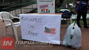 SIGUE CAMPAÑA DEL DONACIÓN DE ABRIGOS EN ENCARNACIÓN