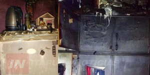 FATAL INCENDIO EN EL BARRIO SAN ISIDRO DE ENCARNACIÓN.