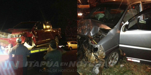 BRUTAL CHOQUE EN EL CRUCE SANTA CLARA DE PIRAPÓ DEJA AL MENOS 10 HERIDOS.