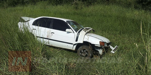 ABANDONÓ SU AUTOMÓVIL TRAS ACCIDENTE SOBRE LA RUTA 1.