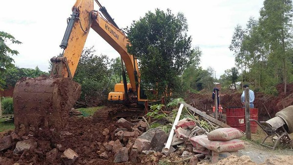 DESAGÜE PLUVIAL AVANZA RÁPIDAMENTE EN GRAL. ARTIGAS