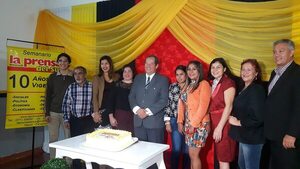 DÉCIMO ANIVERSARIO LA PRENSA DEL SUR.