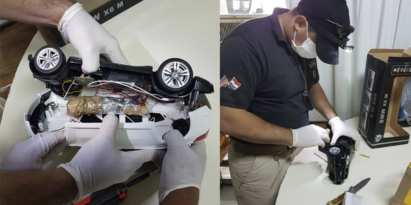 COCAÍNA EN JUGUETES CON DESTINO A PAKISTÁN Y SRI LANKA