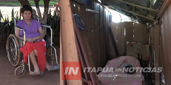 MUJER CON DISCAPACIDAD RUEGA POR ASISTENCIA MÉDICA