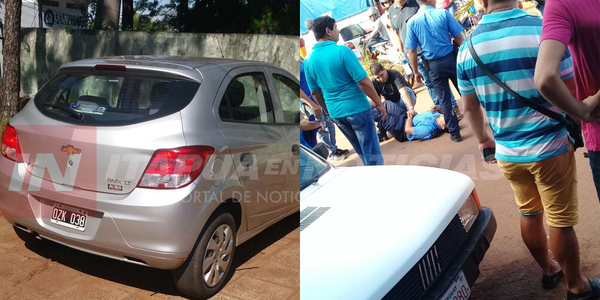 ATROPELLAN A AGENTE DE TRÁNSITO EN EL CIRCUITO COMERCIAL