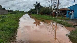 Calles anegadas y viviendas inundadas en Santa María - Concepción al Día