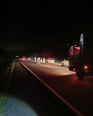 MOTOCICLISTA MURIÓ TRAS CHOCAR CONTRA UN ANIMAL VACUNO EN GRAL. DELGADO