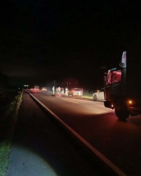 MOTOCICLISTA MURIÓ TRAS CHOCAR CONTRA UN ANIMAL VACUNO EN GRAL. DELGADO