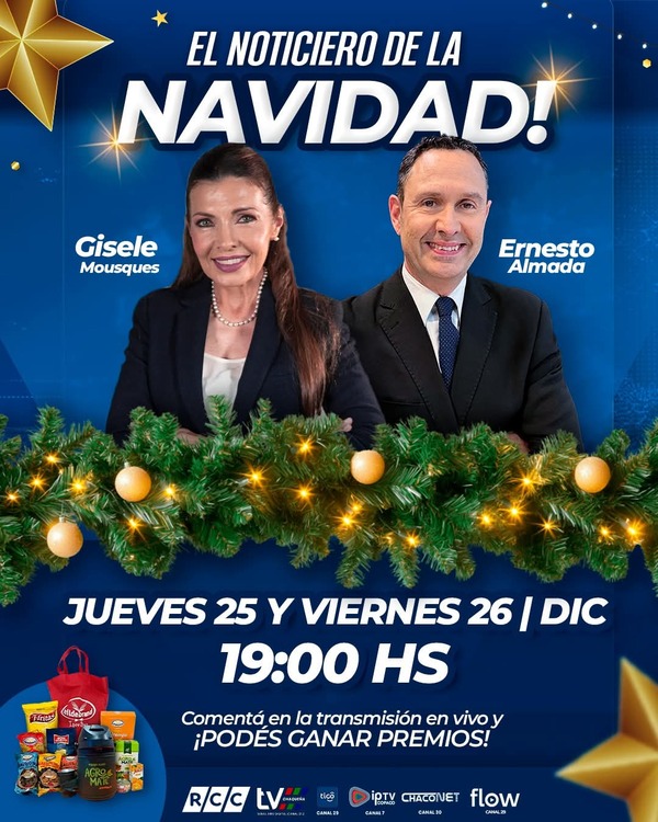 RCC anuncia “El Noticiero de la Navidad” para este jueves y viernes 