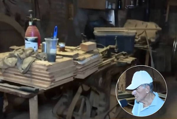 “Mi juventud la pasé y enterré en mi carpintería”