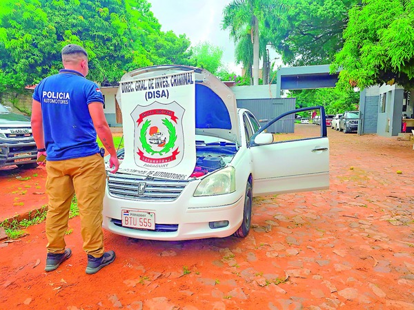 Asunción: Detectan auto con chasis "implantado" en control