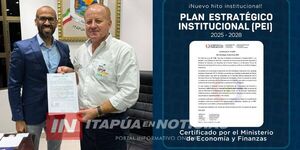 GOBERNACIÓN OBTUVO CERTIFICACIÓN OFICIAL DE SU PLAN ESTRATÉGICO INSTITUCIONAL 2025–2028