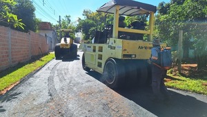 Plan Central 2 en San Lorenzo avanza al 47% en las obras de pavimentación