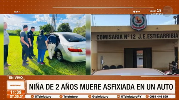 Tragedia en J. Eulogio Estigarribia: niña muere asfixiada dentro de un vehículo