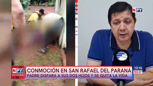 Conmoción en Itapúa: hombre dispara a sus hijos en Navidad y luego se quita la vida