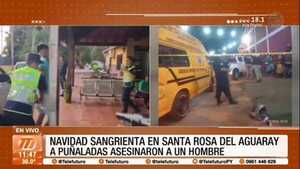 Navidad sangrienta en Santa Rosa del Aguaray