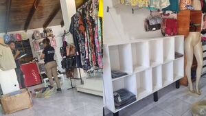 Delincuentes casi vacían local de emprendedora en Barrio Chaipé