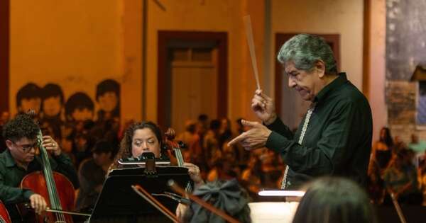 La Nación / Concierto de la Onamp en el Paseo de la Guarania