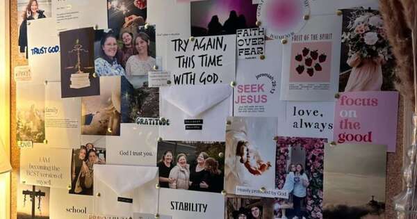 La Nación / Viral: el vision board pasó de moda, la nueva tendencia es el prayer board