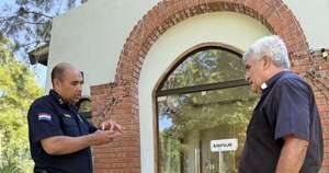 La Nación / Una persona con aparente problema mental causó desorden en una capilla de Limpio