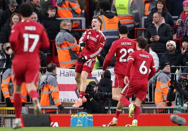 Wirtz brilla en la victoria del Liverpool ante los Wolves de Enso González - Fútbol de la Premier League - ABC Color