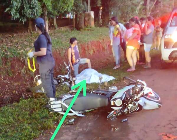 Motociclista murió en colisión frontal en Capitán Miranda - Policiales - ABC Color