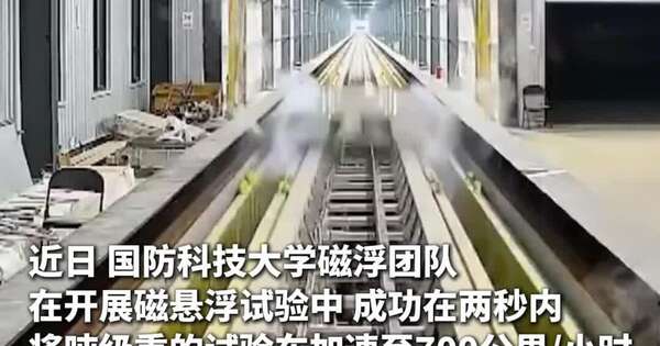 China acelera al futuro: a 700 km/h en solo dos segundos