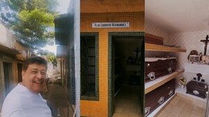 El Pionero dejó reluciente el panteón de su suegra