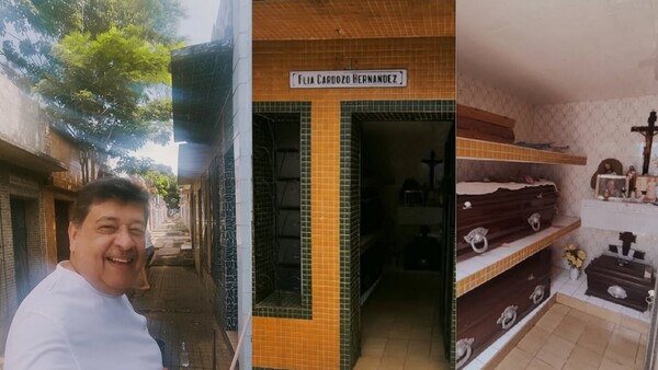 El Pionero dejó reluciente el panteón de su suegra