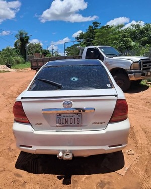 Intento de sicariato en Yby Yaú: vehículo de suboficial recibió 8 impactos de bala | Unicanal