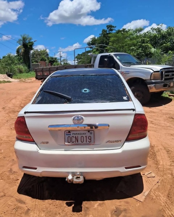 Intento de sicariato en Yby Yaú: vehículo de suboficial recibió 8 impactos de bala | Unicanal
