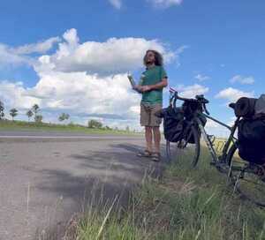 Popular / ¡Paraguayo viaja a Perú en bicicleta!