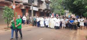 Demostración de esperanza, caridad y devoción en procesión de cierre de Jubileo - ABC en el Este - ABC Color
