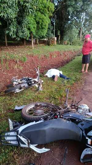 Mortal colisión de motociclistas - La Tribuna