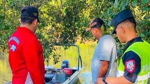 Hallan muerto al joven que estaba desaparecido en el río Yhaguy