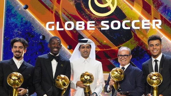 El PSG domina los 'Globe Soccer Awards'