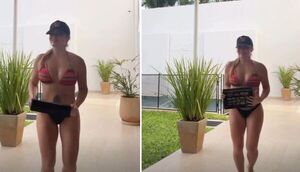 Popular / ¡Dahiana Bresanovich peló su cuerazo de verano!