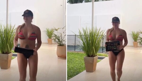 Popular / ¡Dahiana Bresanovich peló su cuerazo de verano!