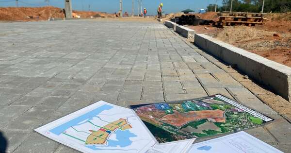 La Nación / Obras en el Nuevo Barrio Bañado Tacumbú ya alcanzan 32 % de ejecución