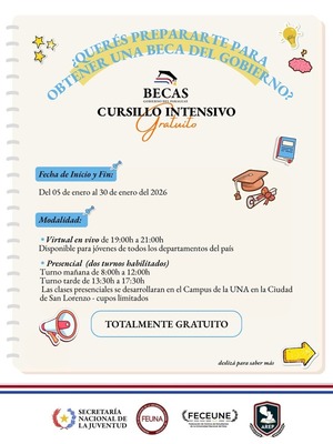 Habilitan cursillo intensivo gratuito para postulantes a Becas del Gobierno - ADN Digital