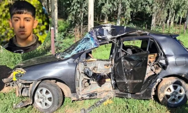 Pirayú: Joven agente del Grupo Lince muere tras violento choque contra columna de la Ande - OviedoPress