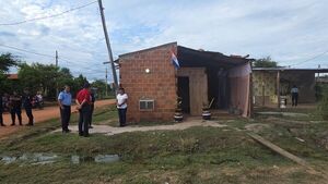 Habilitan precario local como puesto policial en el Asentamiento San Miguel - Concepción al Día