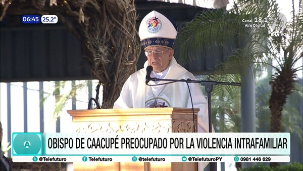Obispo de Caacupé preocupado por la violencia intrafamiliar