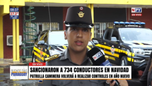 Operativo Fin de Año: Patrulla Caminera sancionó a más de 700 conductores en rutas del país
