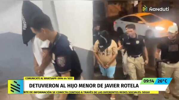 Cuatro detenidos por supuesto asalto a un cambista, entre ellos, hijo de Javier Rotela