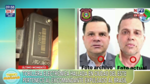 CDE: Tobillera electrónica pertenecía a exdirector policial brasileño expulsado del país