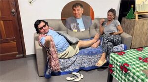 Popular / (VIDEO) ¡Pipino Cuevas ligó feroz jeja'o en vivo de su mami por tardar en la farmacia!