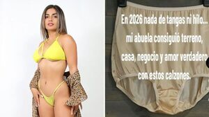 Con bombachón recibirán el 2026 para atraer amor, dinero y salud