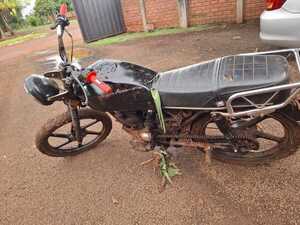 Incautan motocicleta presuntamente utilizada en asalto armado en Obligado