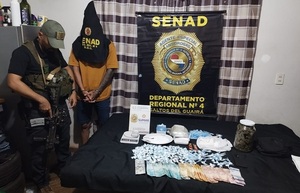 SENAD detiene a cabezas del microtráfico en Canindeyú